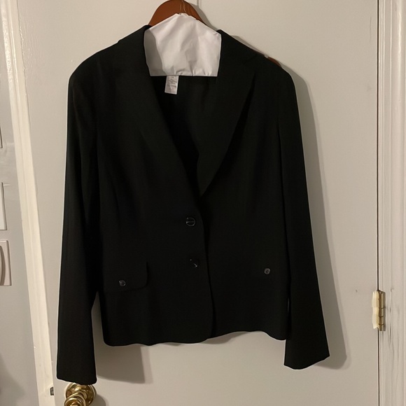 Black Pant Suit-Blazer & Pants - Picture 1 of 5